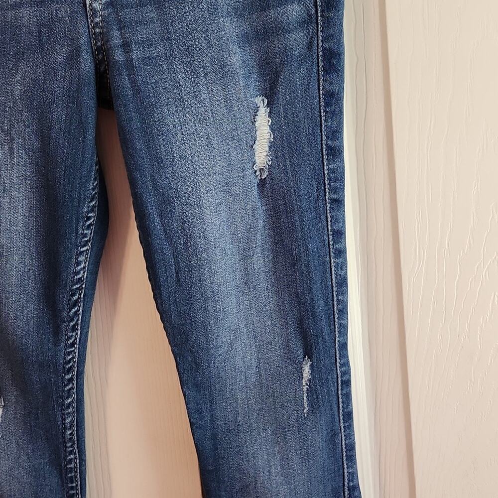 Hollister High-Rise Jean Jegging Advanced Stretch Med Wash Distressed Size 0 - Picture 4 of 11